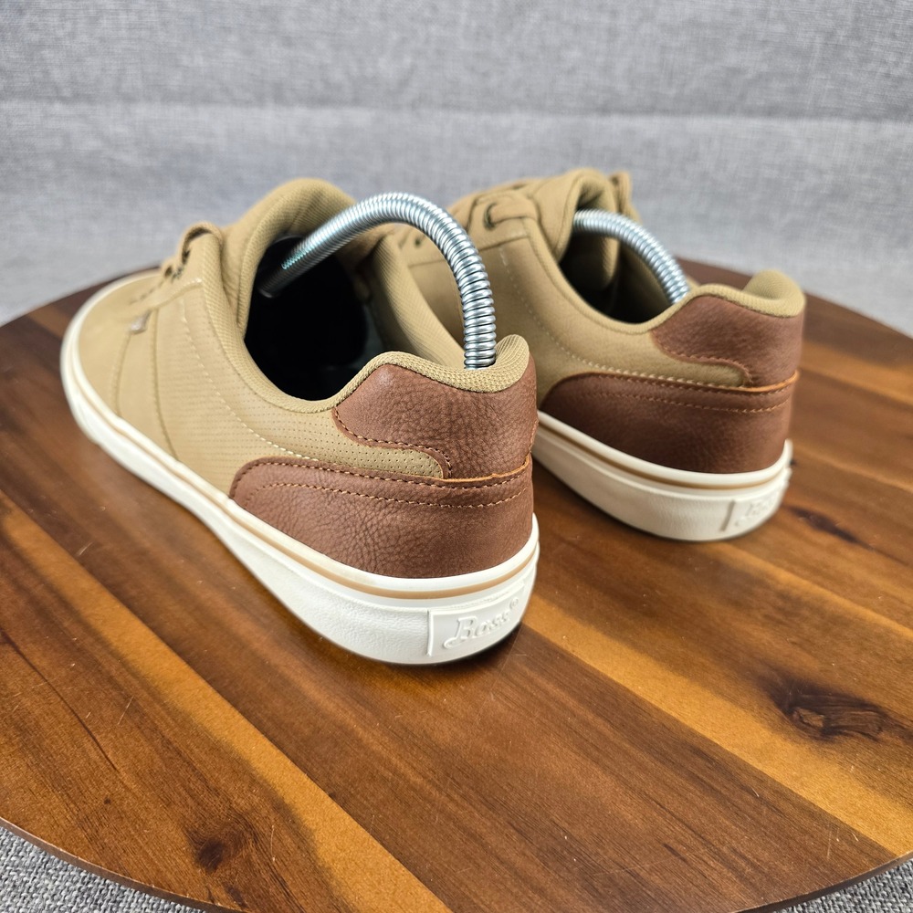 Bass Mens 7011252 Tan Brown Pebbled Synthetic Low Top Sneakers Size 10 US - Picture 12 of 14